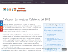 Tablet Screenshot of cafeteras.org